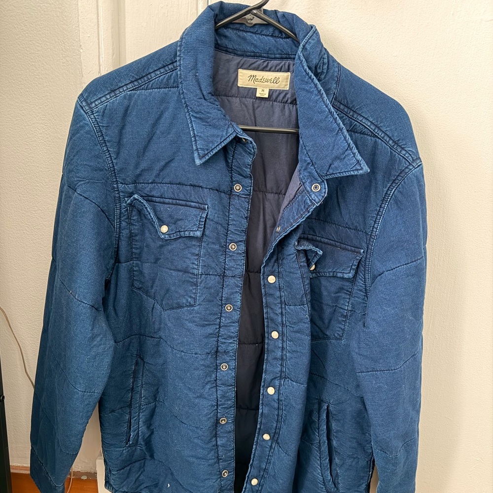 Men's Madewell Indigo Shirt Jacket